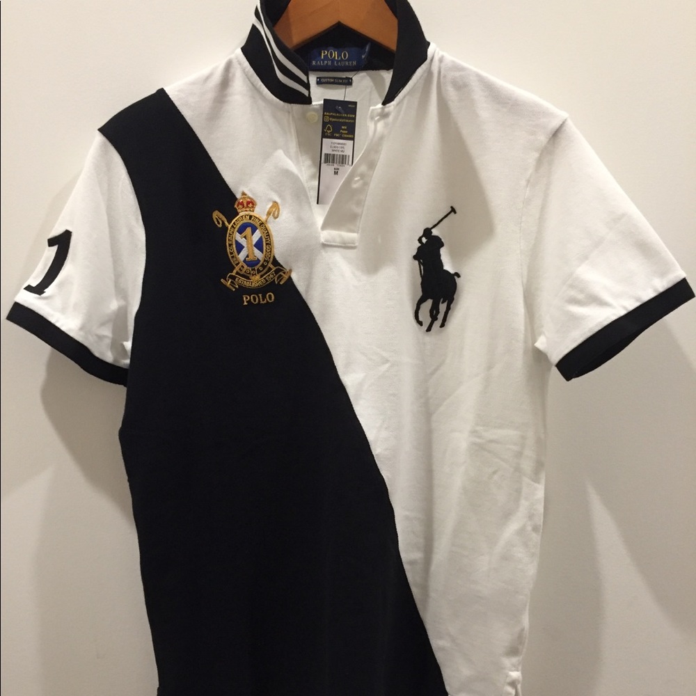 White & Black Ralph Lauren Polo